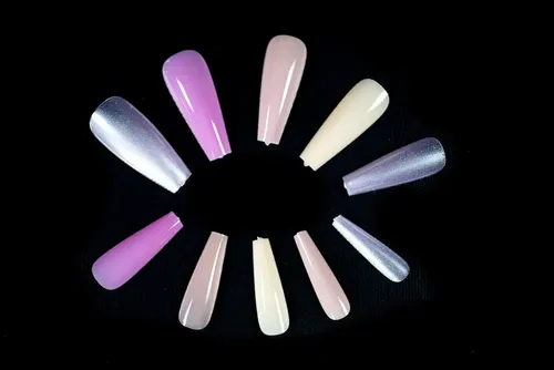 Tips Soft Gel Colores Caja X 500u Press On Nails Paris Night