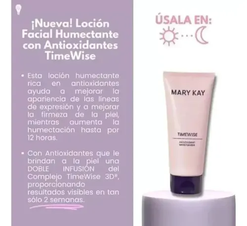 Mary Kay Timewise Loción Facial Humectante Con Antioxidantes Combinada A Grasa Día/noche