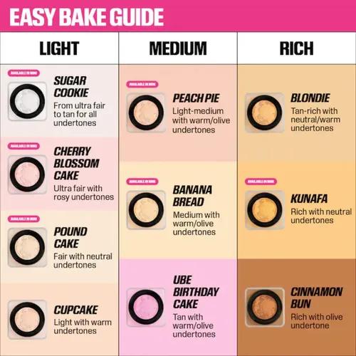 Huda Beauty Baby Bake – Polvo Facial Tamaño de Viaje -6g Tono Banana Bread