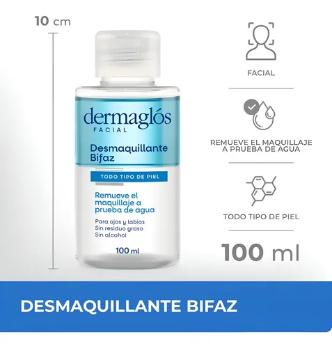 Dermaglos Desmaquillante Bifaz De Ojos X 100 Ml
