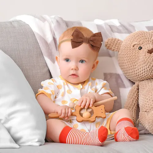 10 Unidades De Lazos Para Bebés Recién Nacidos, Diademas Par