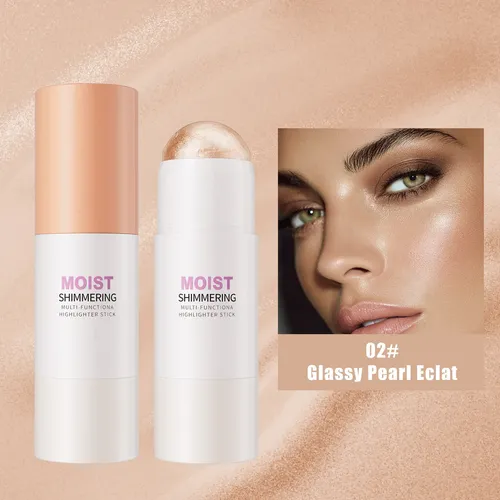 Barra Iluminadora Perlada Multi-color Para Rostro, Acabado