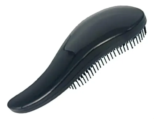 Cepillo Antiestático Negro Para Cabello – Suave Y Eficaz