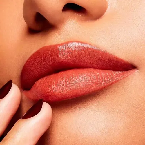 Labial Mac Powder Kiss Velvet Blur Slim Stick Color Marrakesh Mere