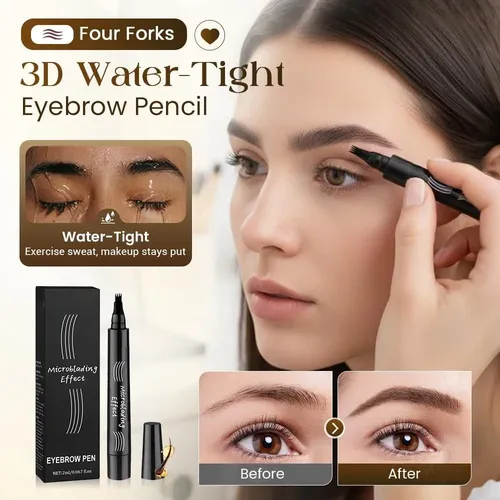 Lápiz De Cejas Microblading 2026 Marrón Claro