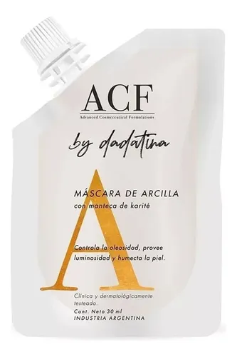 Acf Mascara Facial Arcilla By Dadatina Todo Tipo De Piel Cs