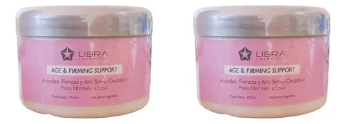 Crema Facial Antiedad Firmeza Piel Normal Seca Libra 250mlx2