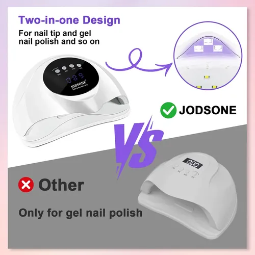 Lámpara Uv Led Para Uñas 2 En 1 Con Sensor Y 4 Tiempos