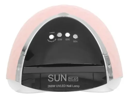 Combo Cabina Uv/led Sun 268w Tactil + Torno De Uñas