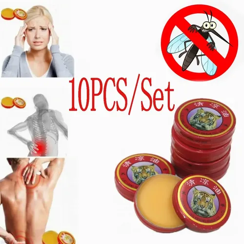 10 Almohadillas Musculares En Crema A Base De Hierbas De Tigre Pa