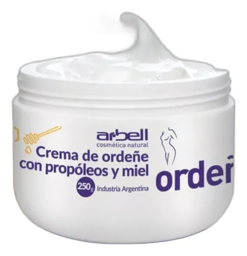 Crema De Ordeñe Arbell Con Propóleos Y Miel Pote 250gr X4u