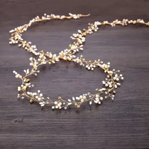 Elegantes Diademas De Novia Y Accesorios Para El Cabello Par