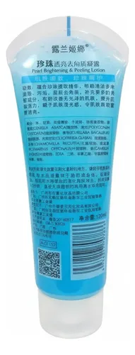 Gel Exfoliante Facial Piel Delicada Esencia Perla 120g