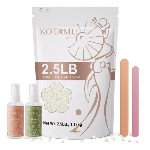 Kotamu Bolas De Cera Dura, 2.5 Lb Para Depilación De