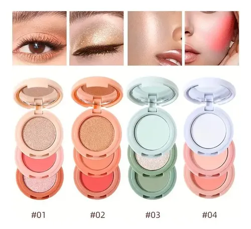Trío De Blush O Rubor E Iluminador – Miss Lara