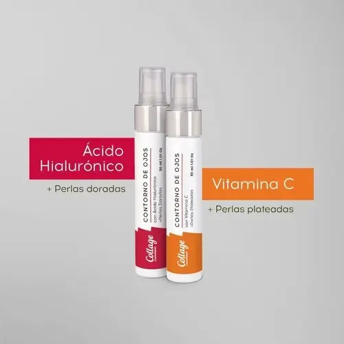 Contorno De Ojos Vitamina C Perlas Plateadas Collage X 30 Ml