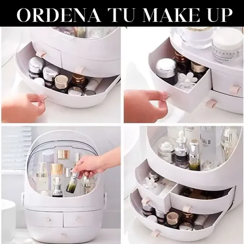 Organizador De Maquillaje Portátil Brochas Cosmeticos Makeup