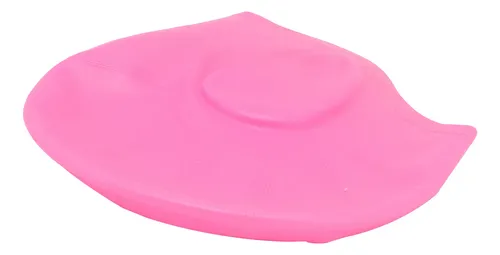 Gorro De Baño Impermeable Rosa De Silicona Para *.*