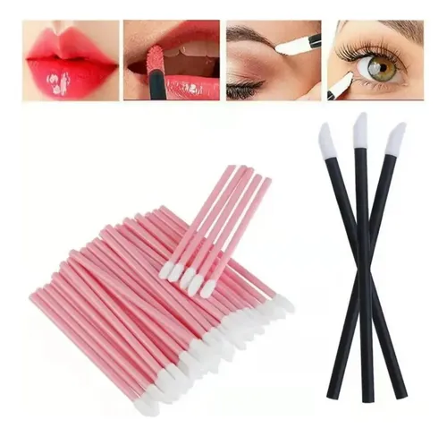 600pzs Lip Brush Desechable Para Pestañas Microblading Labio