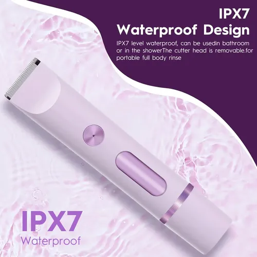 Afeitadora Portátil Para Mujer, Doble Cabezal 2 En 1 ~