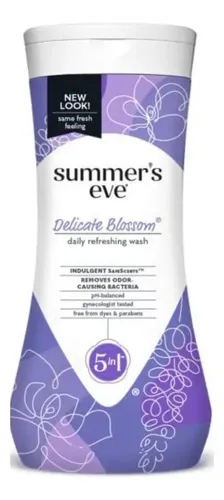 Summers Eve Jabón Íntimo Gel Delicate Blossom X 266ml 7 En 1