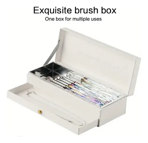 Set De Brochas Soft Ice Crystal 9 Pzas – Uso Versátil
