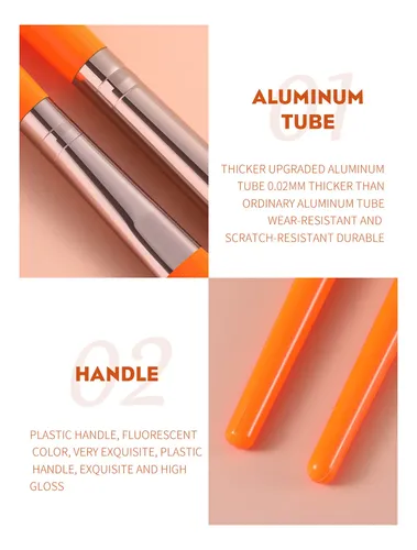 Juego De 20 Brochas De Maquillaje De Cerdas Suaves: Para Bas
