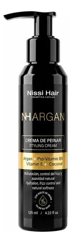 Crema para Peinar Nissi Hair Argán con Coco y Vitaminas B5 y E de 125 ml
