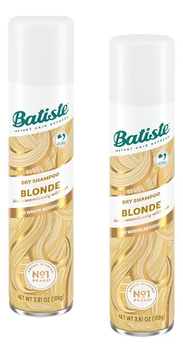2 Shampoo En Seco Batiste Blonde Lavado Sin Agua