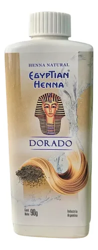 Egyptian Henna Matizador Polvo X 90 DORADO