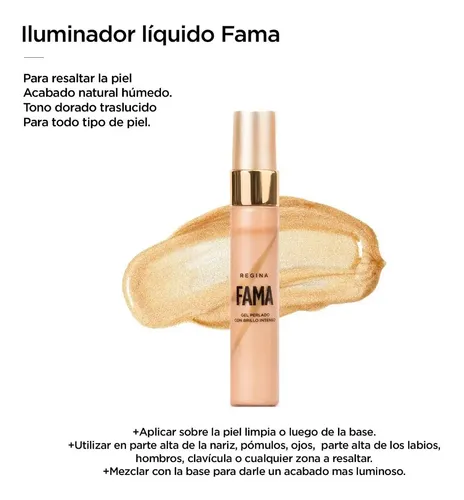 Set De Maquillaje Regina Bronce Iluminador Hidratante Glowy
