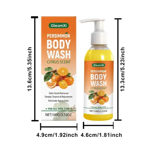 Gel Ducha Caqui Elimina Olor Corporal Hidratante