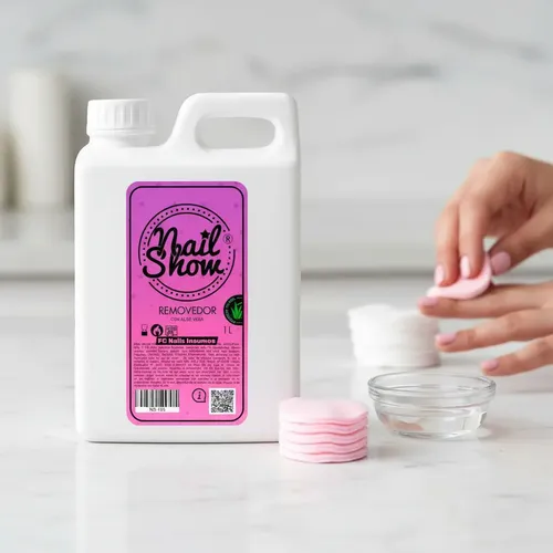 Nail Show 1 Litro Removedor Semipermanente Soft Gel Acrílico