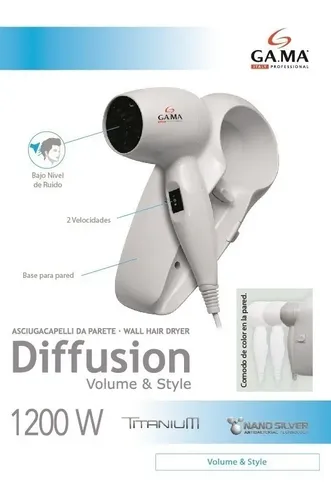 Secador de pelo GA.MA Italy HC-125G blanco