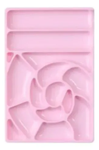 Paleta Mezcladora De Maquillaje Artístico Manicuria Plastica