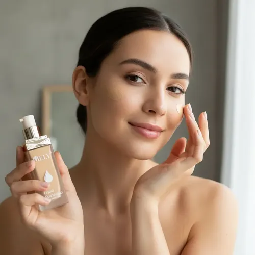 Base Líquida Maquillaje Foundation Longlasting Make Up Mely