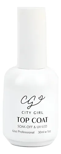 City Girl Esmalte Top Coat Gel Uv/led Semipermanente 30ml