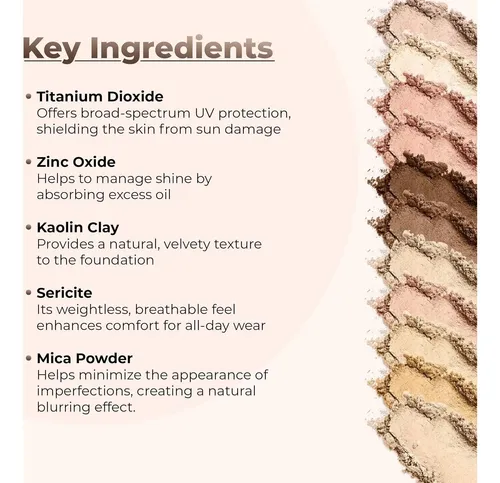 Base Mineral Suelta 1 Oz Light Tan Sweet Face Minerals