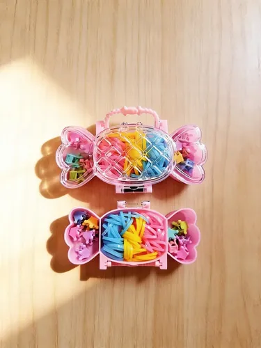10 Set De Colitas Y Broches Para El Pelo- Infantil-souvenir