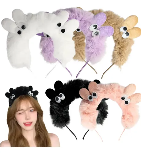 Vincha Diadema DD2 Peluche Orejas Tela Accesorio Para Pelo