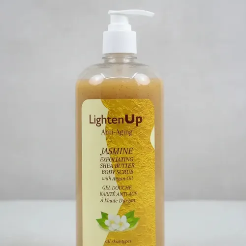 Gel De Ducha Corporal Lightenup Antiedad Jazmín Exfoliante