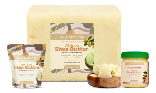 Manteca De Karité Mgl Naturals 11,3kg Color Marfil Sin Refi