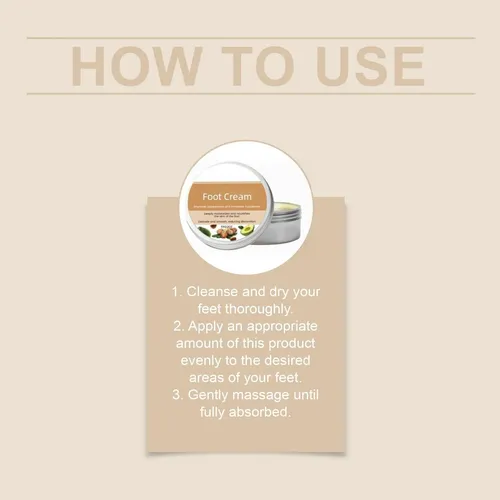 Mantiquillas Pie Para Pies Agrietados Secos, Crema Cuidado