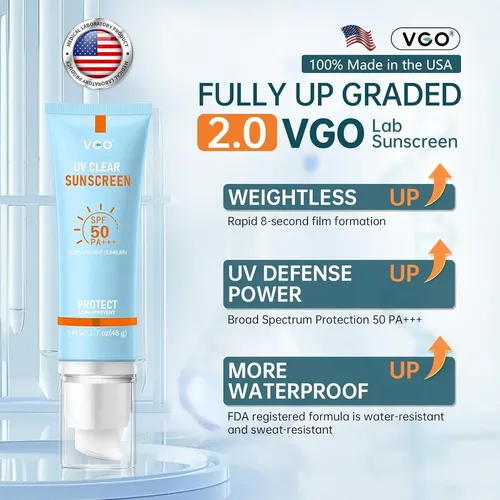 Protector Solar Mineral Facial Spf 50 Vgo Beauty
