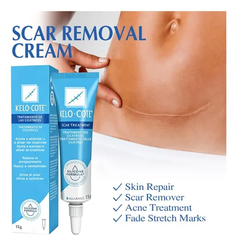 Crema En Gel Reparadora Para Queloides, Acné, Quemaduras Y C