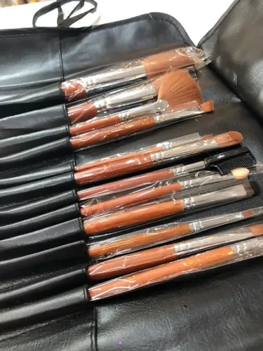 Set De Brochas Y Pinceles Para Maquillaje X 12 P1850