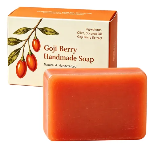Jabón Facial Corporal Bayas De Goji Limpiador Piel 100g