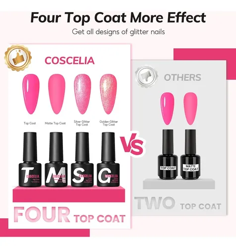 Kit De Esmaltes Gel 60 Colores Con Luz Uv Y Accesorios