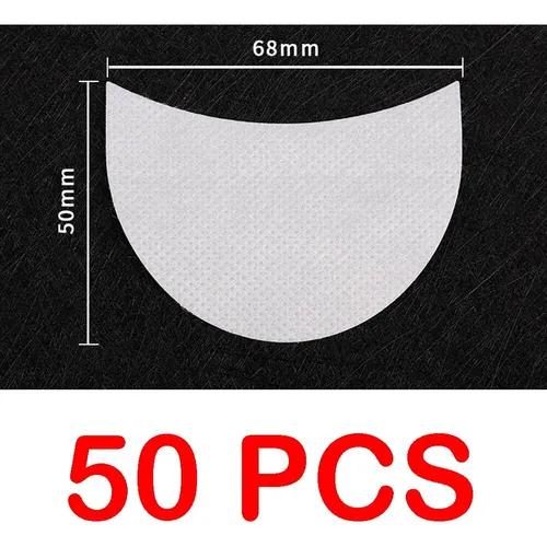50 Pzs Parche Sombra Sin Pelusa Protector Delineador