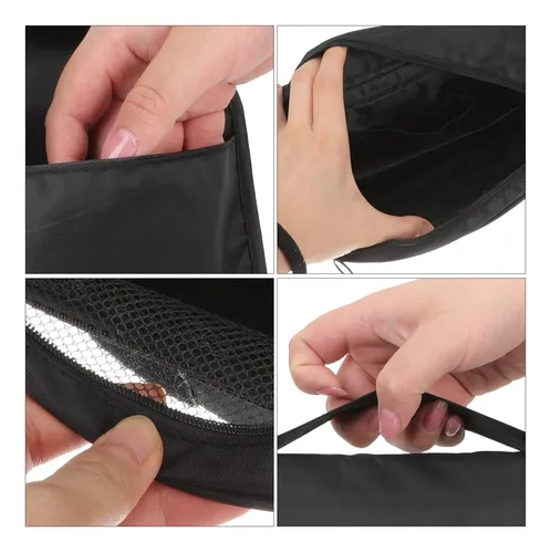 Neceser De Mano Para Maquillaje Con Gancho Interior Y Colgad